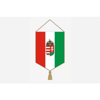 Címeres magyar autós zászló
