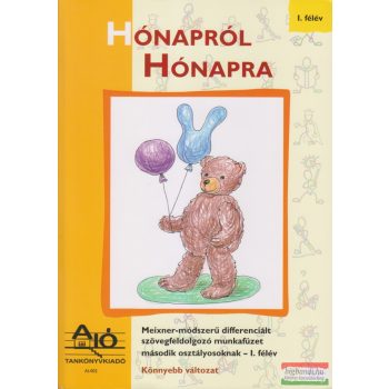   Hónapról hónapra - Meixner-módszerű differenciált szövegfeldolgozó munkafüzet második osztályosoknak - I félév