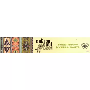   Green Tree Native Soul: Sweet Grass & Yerba Santa füstölő 15 g