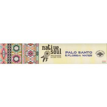   Green Tree-Native Soul: Palo Santo + Florida Water füstölő