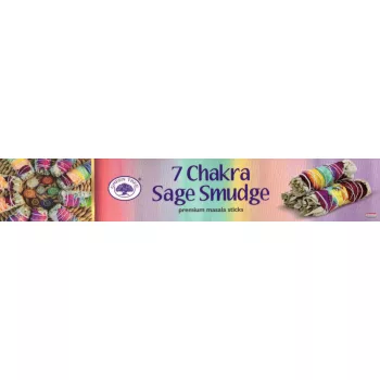 Green Tree: 7 Chakra Sage Smudge füstölő 15 g