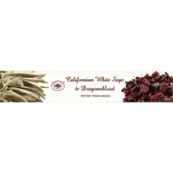   Green Tree: Californian White Sage + Dragons Blood füstölő 15 g