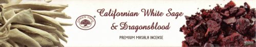 Green Tree: Californian White Sage + Dragons Blood füstölő 15 g
