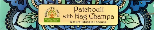Namaste Patchouli with Nag Champa masala füstölő 