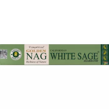 Golden Nag White Sage füstölő 15 g