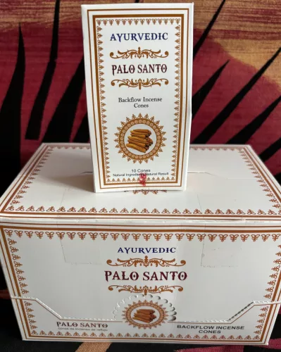 Ayurvedic Palo Santo Backflow füstölő 