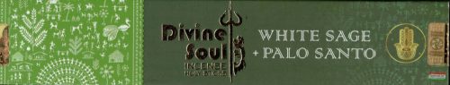 Divine Soul: White Sage + Palo Santo füstölő 15 g