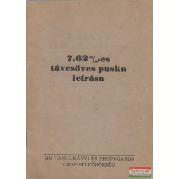 7.62 mm-es távcsöves puska leírása