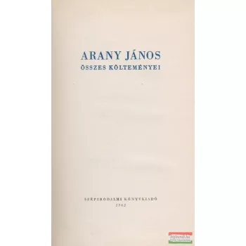 Arany János összes költeményei II.
