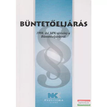 Büntetőeljárás 2007. január 1.