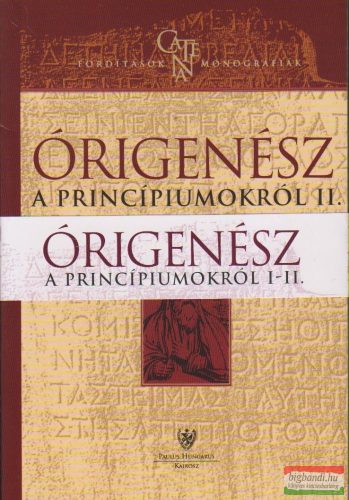 Órigenész - A princípiumokról I-II. 