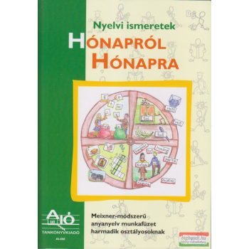   Adorján Katalin - Hónapról hónapra - Meixner-módszerű anyanyelv munkafüzet harmadik osztályosoknak