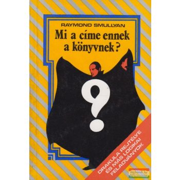 Mi a címe ennek a könyvnek?