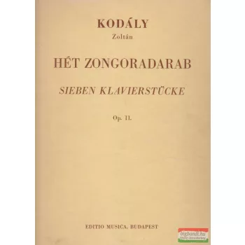 Hét zongoradarab - Op. 11.
