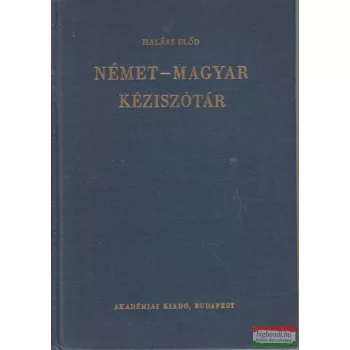 Halász Előd - Német-magyar kéziszótár