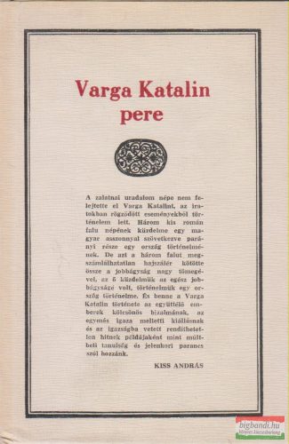Kiss András, Hatházy Ferenc szerk. - Varga Katalin pere