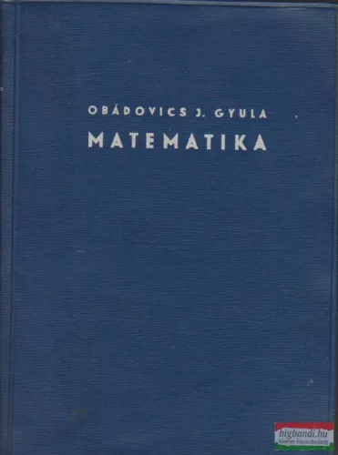 Obádovics J. Gyula - Matematika