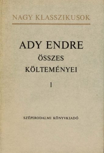 Ady Endre összes költeményei 1-2.