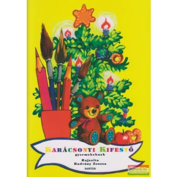   Karácsonyi kifestő gyermekeknek - Radvány Zsuzsa rajzaival