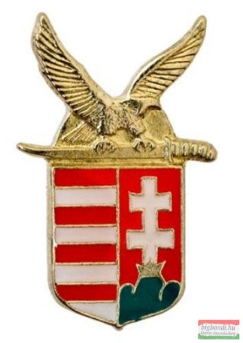 Kitűző - turulos magyar címer 15 mm