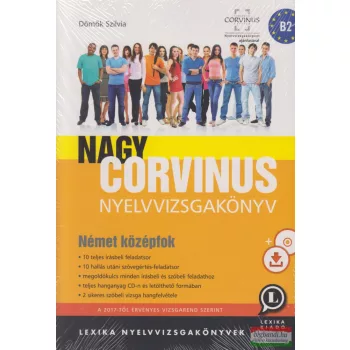   Nagy Corvinus Nyelvvizsgakönyv - Német Középfok - Letölthető hanganyaggal és CD-vel