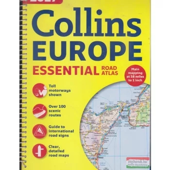 Collins Europe Essential Road Atlas 2017