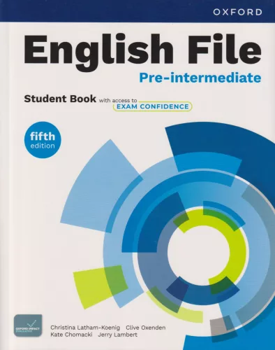 English File Pre-intermediate Student Book with Exam Confidence - fifth edition