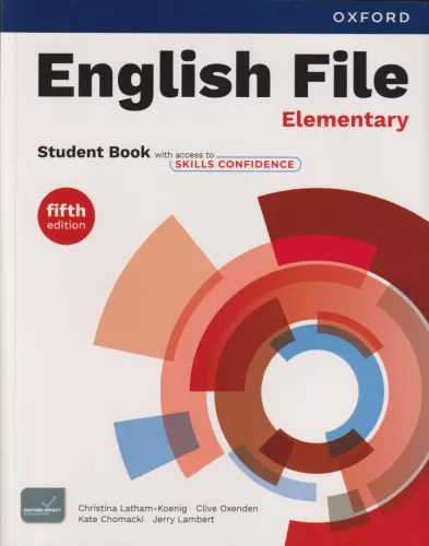 English File Elementary Student Book with Skills Confidence - fifth edition