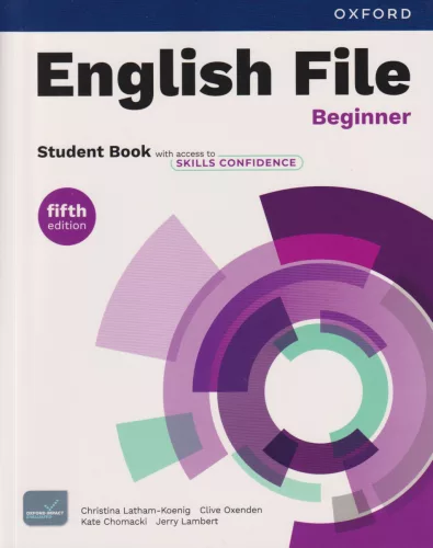 English File Beginner Student Book with Skills Confidence - fifth edition