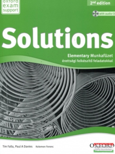 Solutions Elementary Munkafüzet - Érettségi felkészítő feladatokkal Second Edition