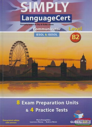 Simply LanguageCert Level B2 Communicator Teacher's Book - 8 Exam Preparataion Units & 4 Practice Tests