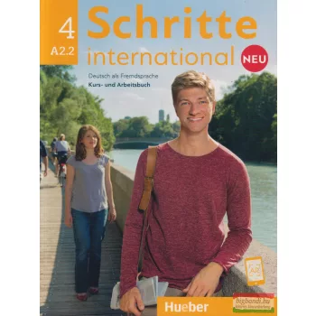   Schritte International Neu 4 Kursbuch + Arbeitsbuch + CD Zum AB