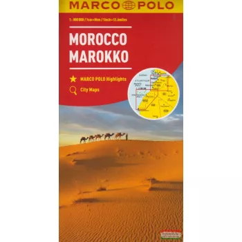 Marokko / Morocco térkép 