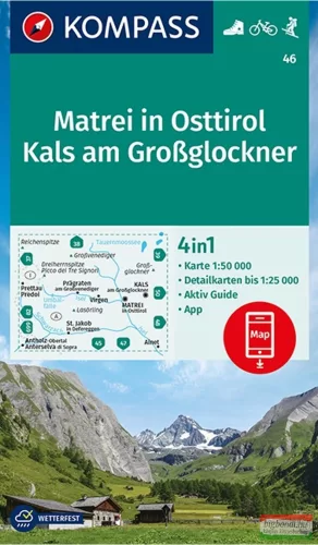Matrei in Osttirol - Kals am Grossglockner turistatérkép 1:50000