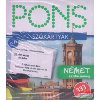 Pons szókártyák német kezdőcsomag 333 szó