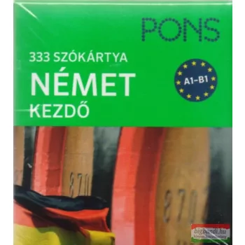   PONS Szókártyák német nyelvből A1-B1 - 333 szó - német kezdőcsomag 