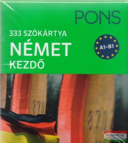 PONS Szókártyák német nyelvből A1-B1 - 333 szó - német kezdőcsomag 