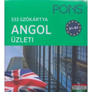    PONS Üzleti szókártyák angol nyelvből - 333 szó - üzleti angol szókincs