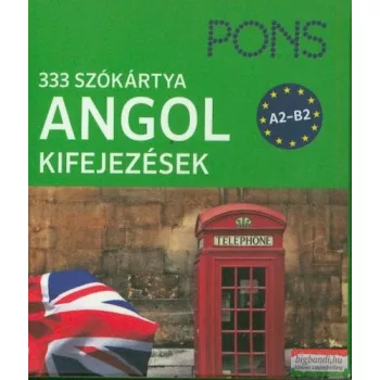 PONS szókártya ANGOL kifejezések A2-B2 - 333 szó