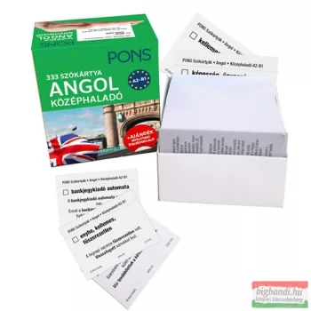 PONS - 333 szókártya - Angol középhaladó A2-B1 