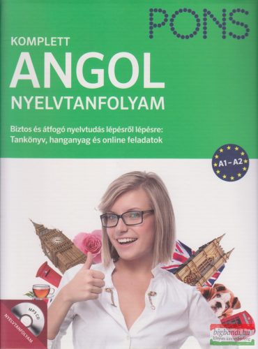 PONS Komplett Angol nyelvtanfolyam A1-A2 + MP3 CD