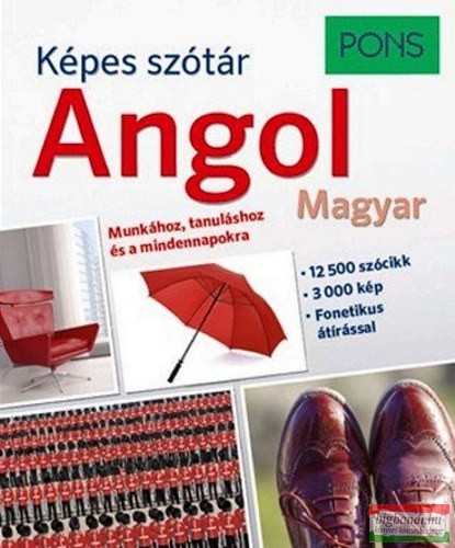 PONS Képes szótár - Angol-Magyar -  A1-B2