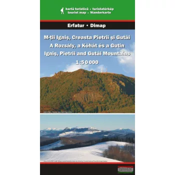 A Rozsály, a Kőhát és a Gutin turistatérkép 1:50000