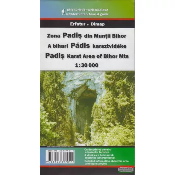 A bihari Pádis karsztvidéke 1:30000