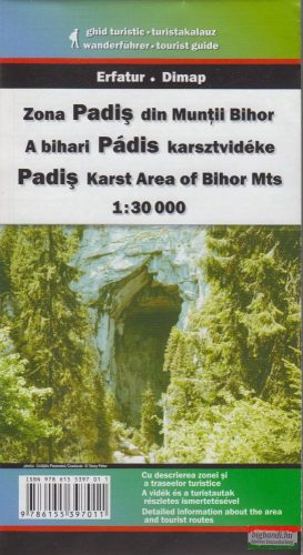 A bihari Pádis karsztvidéke 1:30000