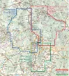 A Csíki-havasok és a Gyimesek + Úz völgye térkép 1:65000