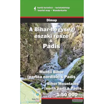   Bihar-hegység északi része és Pádis 1:50000 turistatérkép