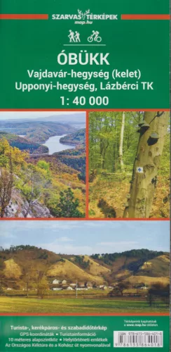 Óbükk - Vajdavár-hegység (kelet), Upponyi-hegység, Lázbérci TK 1:40000