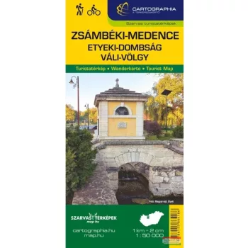   Zsámbéki-medence, Etyeki-dombság, Váli-völgy térkép 1:50000