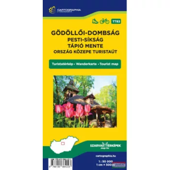 Gödöllői-dombság turistatérkép 1:50 000